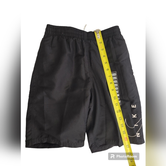 Nike Boy's Volley Board Shorts Surf Black Swim Trunks Medium Liner Pockets New - Picture 13 of 14
